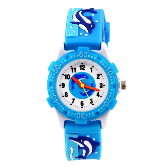 Cute 3D Cartoon Children's Watches with Easy-to-Read Numbers and Pointers are The Best Gifts for Teaching Children Aged 3-12 How to Distinguish Time. Kids Waterproof Watch 