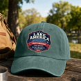 thumbnail image 6 of Vintage Baseball Hat"LAKE AMERICA LAKE ONTARIO" for Men and Women, Adjustable Unisex Dad Hat with Curved Brim for Casual Wear and Outdoor Activities, 6 of 7