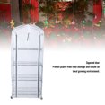 thumbnail image 6 of BOKYAN 4 Tier Small Greenhouse with PE Cover 360 Degree Rotating Wheels Zippered Door Frost Proof Plants Green House for Indoor Outdoor Garden White 27.2 in / 69 cm, 6 of 9