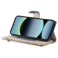 thumbnail image 4 of Funda cartera GANGXUN para Xiaomi Redmi Note 14 4G , cuero PU con tarjetero, cremallera, correa de mano, soporte y protección 1276°, 4 of 6