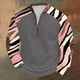 thumbnail image 1 of Blusas y camisas de manga larga con cuello redondo para hombre Sudadera con puños en los hombros estampada para hombre Blusa de poliéster de manga larga con cuello redondo para hombre, 1 of 3