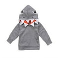 thumbnail image 1 of Veste à Capuche Requin Décontractée pour Garçons Tout-Petits avec Poches, 1 of 5