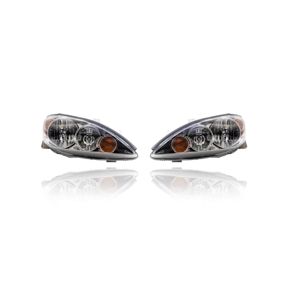 Headlight Assembly - Cooling Direct Fit/For 05-06 Toyota Camry LE/XLE USA-Build - Pair Left and Right Set - 8111006180, 8115006180 - CAPA Certified Fits select: 2005 TOYOTA CAMRY LE/XLE/SE