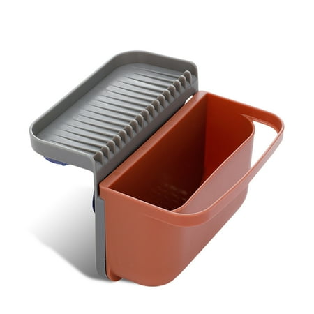 

TureClos Sink Drain Basket Water Strainer Suction Cup Hanging Filter Kitchen Tools Household Storage for Washing Bowls Dishes Vegetables