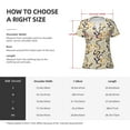 thumbnail image 5 of Naloa Snake And Floral Print T-Shirts Short Sleeve V Neck Tees for Women Fashion Tops Trendy Lightweight Soft Casual Summer Outfits Clothes, 5 of 5