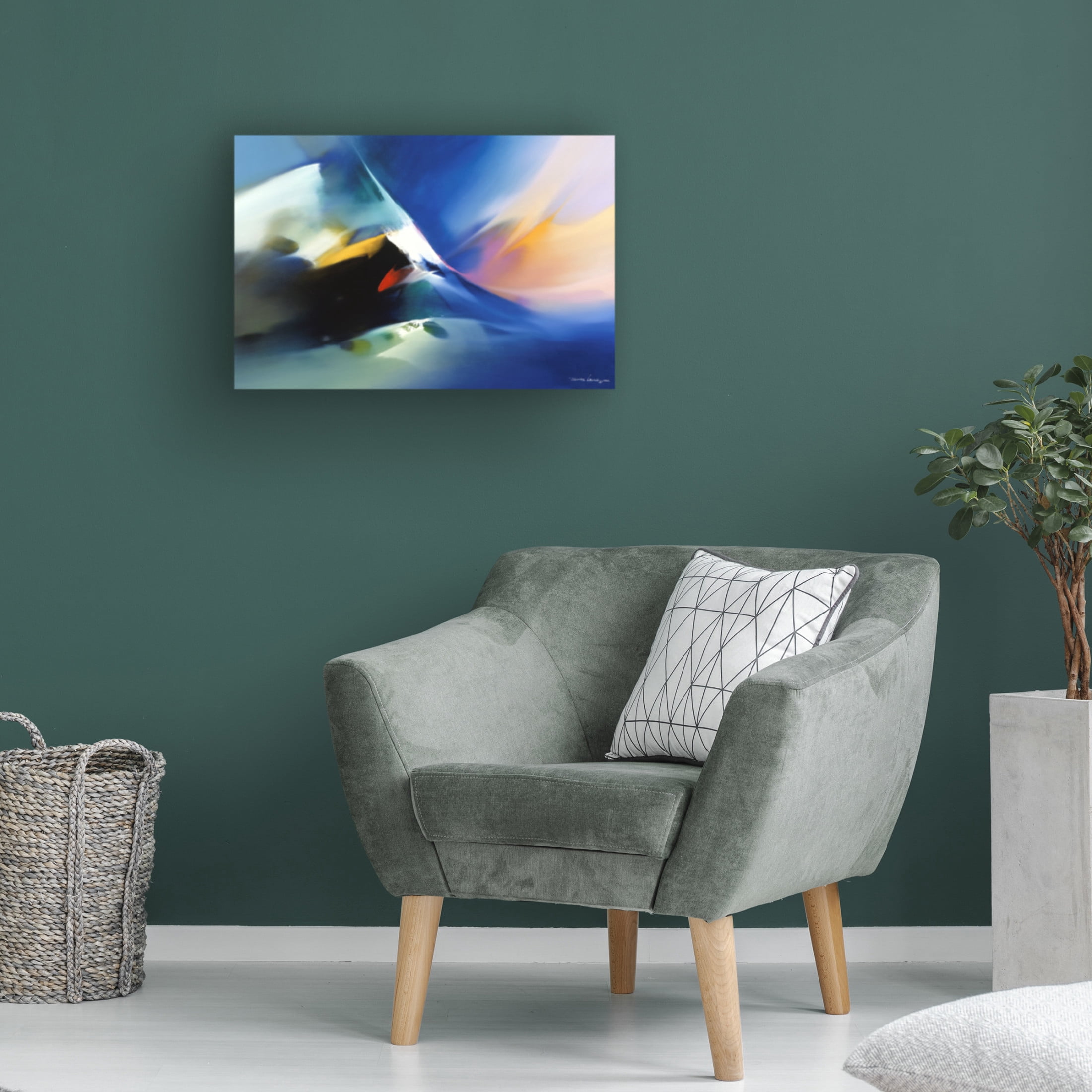 Canvas Wall Art - Thomas Leung 'Flying Colors' Wall Art for Living Room, Bedroom, or Office Décor by Trademark Fine Art - 19 x 12 Inches