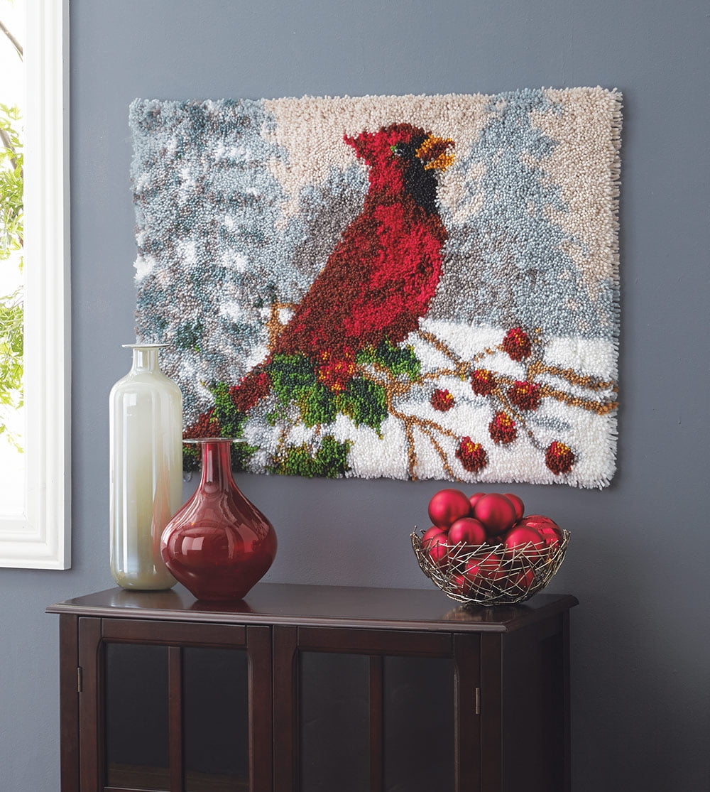 Mary Maxim Cardinal Joy Latch Hook Rug Kit