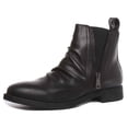 thumbnail image 6 of Replay Carron Men's Zip Up Chelsea Boots In Black Size 11.5, 6 of 6