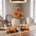 thumbnail image 5 of Dongrere Artificial Fall Branch with Maple Leaf & Pumpkin, Faux Autumn Decorative Stems for Thanksgiving Halloween Mantel Home Table Decor, 23.6 Inch, C, 5 of 6