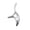 Silver Triangle Bird, variant on Drrntien Ergonomic Metal Foot Massage Tool For Deep Tissue Relief Travel Friendly Reflexology Aid