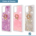 thumbnail image 2 of Crystal Bling Back Cover Ring Stand Case for Samsung Galaxy A02S, 2 of 3