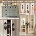 thumbnail image 4 of Paquete de 2 pomos de puerta vintage CEYMIO Crystal Glass Bronze, 4 of 7