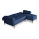 thumbnail image 4 of Sala Modular Reversible Makora Brunello Con Memory Foam, Color Azul Lino Respaldo Reclinable De 3 posiciones., 4 of 10