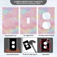 thumbnail image 3 of Light Switch Cover Switch Plate Outlet Cover Plug Cover for Electrical Unused Outlet Cover Cute Stars and Pink Clouds, 3 of 6