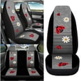thumbnail image 2 of KUIFORTI Cute Ladybug Car Seat Covers 4 Pcs, Women Auto Car Front Seats and Rear Bench Cove Universal Car Interior Accessories Automobile Seat Cover for Most Cars Truck Van SUV, 2 of 7