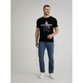 thumbnail image 2 of 4th of July Star Flag Americana Men’s and Big Men's Graphic Tee by Way to Celebrate, Sizes XS-5XL, 2 of 5