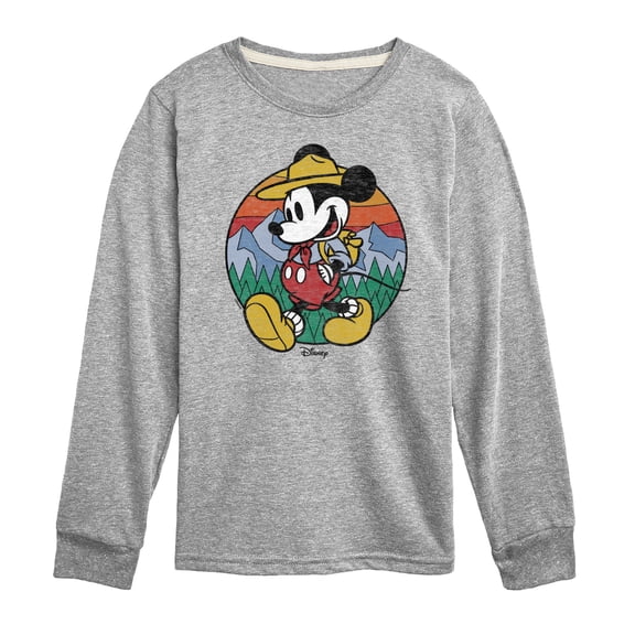 Disney - Mickey & Friends - Going on a Hike through the Woods - Toddler And Youth Long Sleeve Graphic T-Shirt