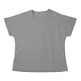 thumbnail image 6 of Womens 100% Linen Casual Cap Sleeve Tops Basic Summer Loose Fit Blouse, 6 of 6