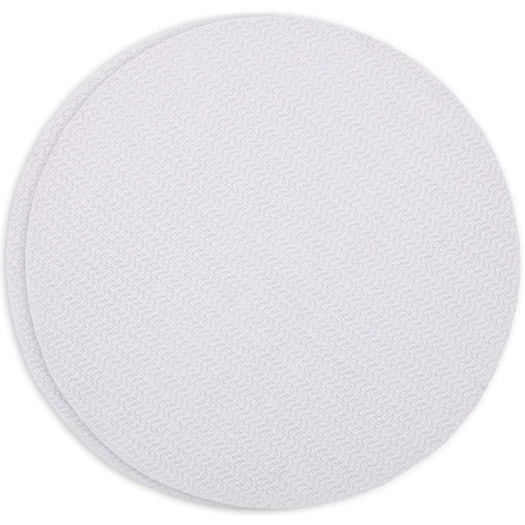 Ateco 620 Set of 2 Non-Slip Pads, Reusable, Food Safe Plastic, 12-Inch Diameter, White