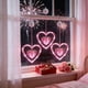 thumbnail image 4 of Cortina de luz de plástico P, 3 unidades, luz LED de día, con ventosa, para propuesta de fiesta, decoración, boda, habitación, decoración colgante, 520 decoraciones para San Valentín, decoración de ot, 4 of 5
