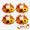 Design 1, variant on Fall Candle Rings Thanksgiving Candle Holders Home Decoration Mini Farmhouse Fall Maple Leaf Pumpkin Candle Wreaths Thanksgiving Table Centerpieces for Cabinets Wall Window 4Pcs Design 1