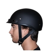 D.o.t. Daytona Skull Cap W/o Visor- Dull Black