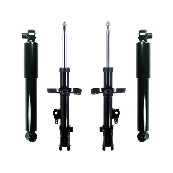 Set 4 Front Suspension Strut Assembly-Rear Shock Absorber For 2010-2013 KIA Soul