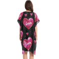 thumbnail image 3 of BZSMCE Women Creatively Galactic Love Pattern Print Beach Cover-ups Size:S-2XL, 3 of 7