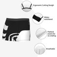 thumbnail image 3 of Honeii Abstract Monochrome Profile Print Mens Boxer Briefs Breathable,Boxer Brief for Men, Moisture-Wicking Underwear-X-Large, 3 of 5