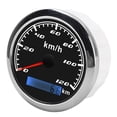 thumbnail image 2 of Speedometer, 0-120KM/H Pointer Display IP67 Waterproof Speed Gauge  For Car For Boats For Truck White Dial,Black Dial, 2 of 8