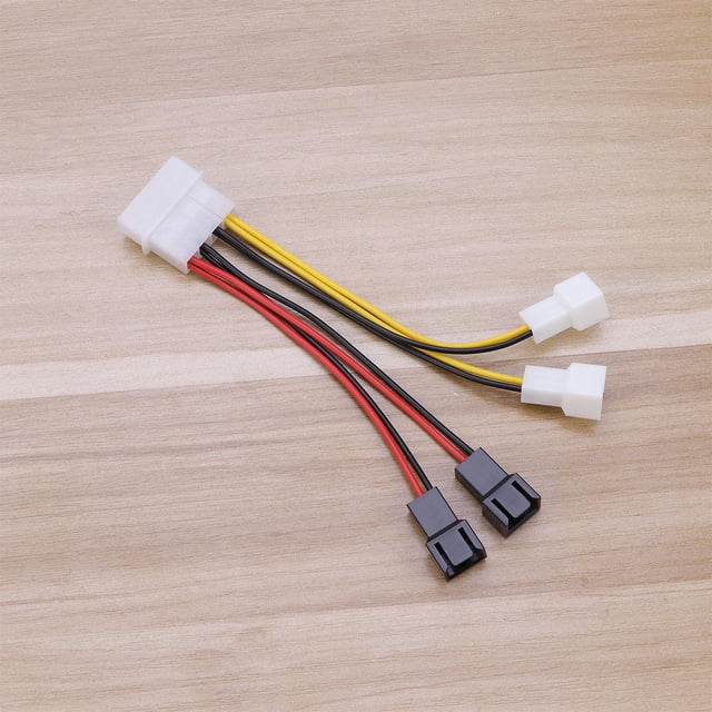 NUOLUX 1Ud Cable Divisor Para Ventilador De Computadora Con Estético Y Control Por Temperatura Pwm