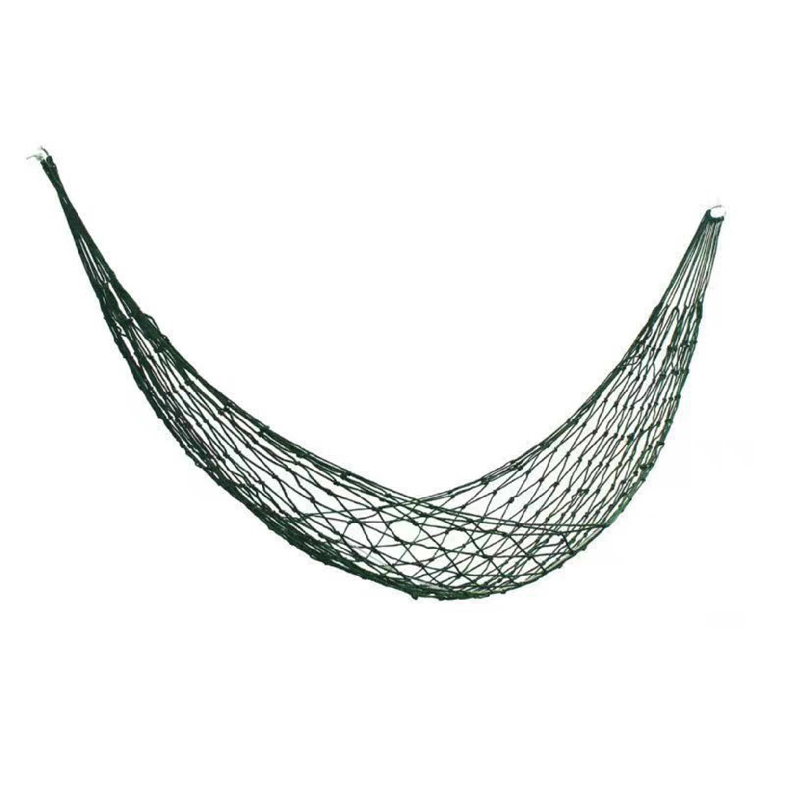 Nylon Rope Meshes Hammock Outdoor Sport Camping Hammock Portable Travel Hammocks Swing Bed Easy to Install