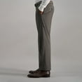 thumbnail image 2 of Men's Haggar® Premium Classic-Fit Flat-Front Stretch Suit Pants Color: Oatmeal Size: 38X29, 2 of 3