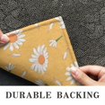 thumbnail image 6 of Yellow Daisy Flower Pattern Door Rugs,Washable Non Slip Door Mats Indoor,Decorative Door Mats,Entry Mat Indoor for Entrance,Bedroom,Kitchen,Bathroom,17"x30", 6 of 6