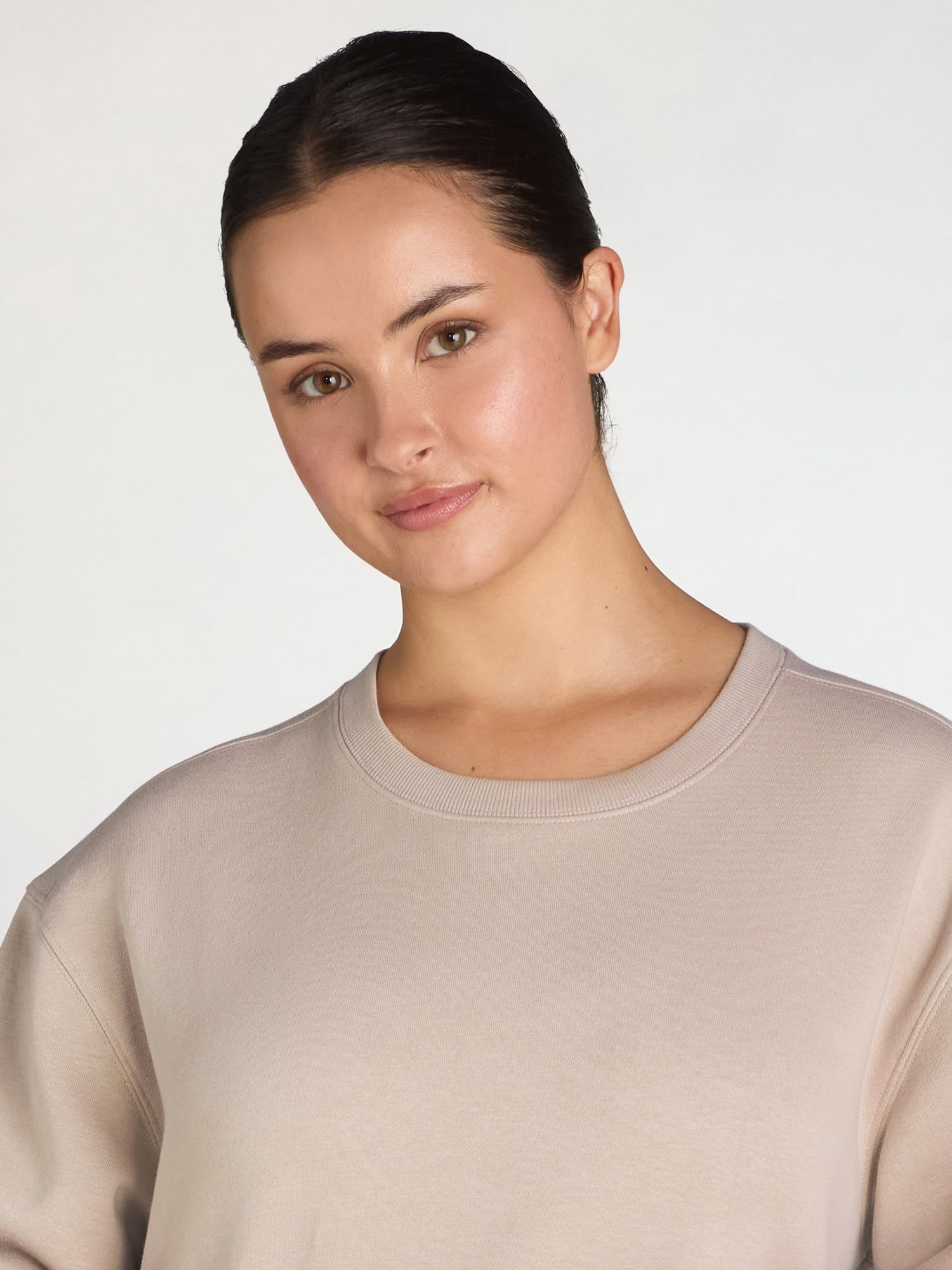 Athletic Works Women's and Women's Plus Crewneck Sweatshirt, Sizes XS-4X