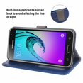 thumbnail image 3 of Mobile Phone Cover for Samsung J3 2016, Cover Premium Pu Leather Tpu Flip Case Magnetic Closure Card Compartment Stand Function Wallet with Lanyard Protective Cover, 3 of 7