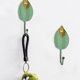 thumbnail image 5 of Advancent Mini gancho de pared colgante de hierro Retro para ropa, sombrero de llave, abrigo, colgador de Metal, organizador, accesorios de almacenamiento Juegos de accesorios de baño F verde Advancent HA002251-12, 5 of 6