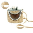 thumbnail image 4 of Bolsa de hombro para hámster, transpirable, suave, cálida, correa ajustable, pequeña bolsa de transporte para mascotas, para conejillo de indias, planeador del azúcar, talla única, verde, 4 of 5