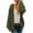 Green, variant on BUIgtTklOP Women's Cardigan Color Coarse Knit Loose Oversized Knitwear
