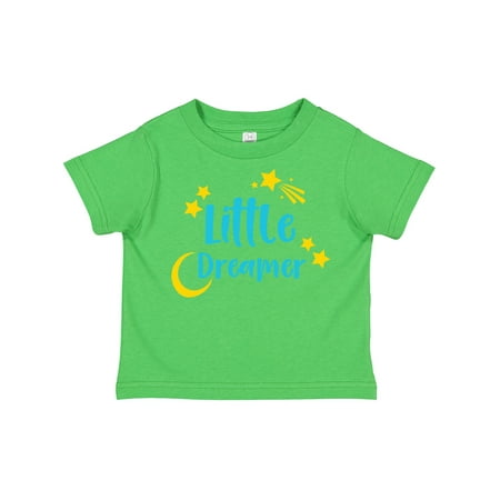 

Inktastic Little Dreamer Moon Shooting Star Falling Star Gift Toddler Boy or Toddler Girl T-Shirt