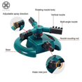 thumbnail image 4 of Luxtrada Sprinkler Lawn Watering Rotating System Water Hose Spray Grass Yard Care Garden, 4 of 11