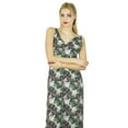 thumbnail image 2 of Bimba Printed Maxi Dress Sleeveless Comed With Side Slit Casual Clothing, 2 of 5