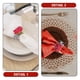 thumbnail image 3 of AURARMLET 2Ud Decorativos De Servilleta Con Rosa Artificial Para Restaurantes Y Celebraciones, 3 of 8