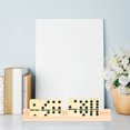 thumbnail image 3 of SEWACC 10pcs Educational Aid Wooden Domino Racks for Adults Party, 3 of 8