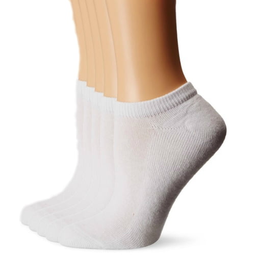 Women's Comfortable White Casual Ankle Socks, 12 Pack (Sock Size 9-11 ...