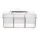 thumbnail image 1 of Caja de medicamentos, organizador de medicamentos, botiquín de primeros auxilios para escritorio familiar y oficina. Tamaño pequeño separado, 1 of 9