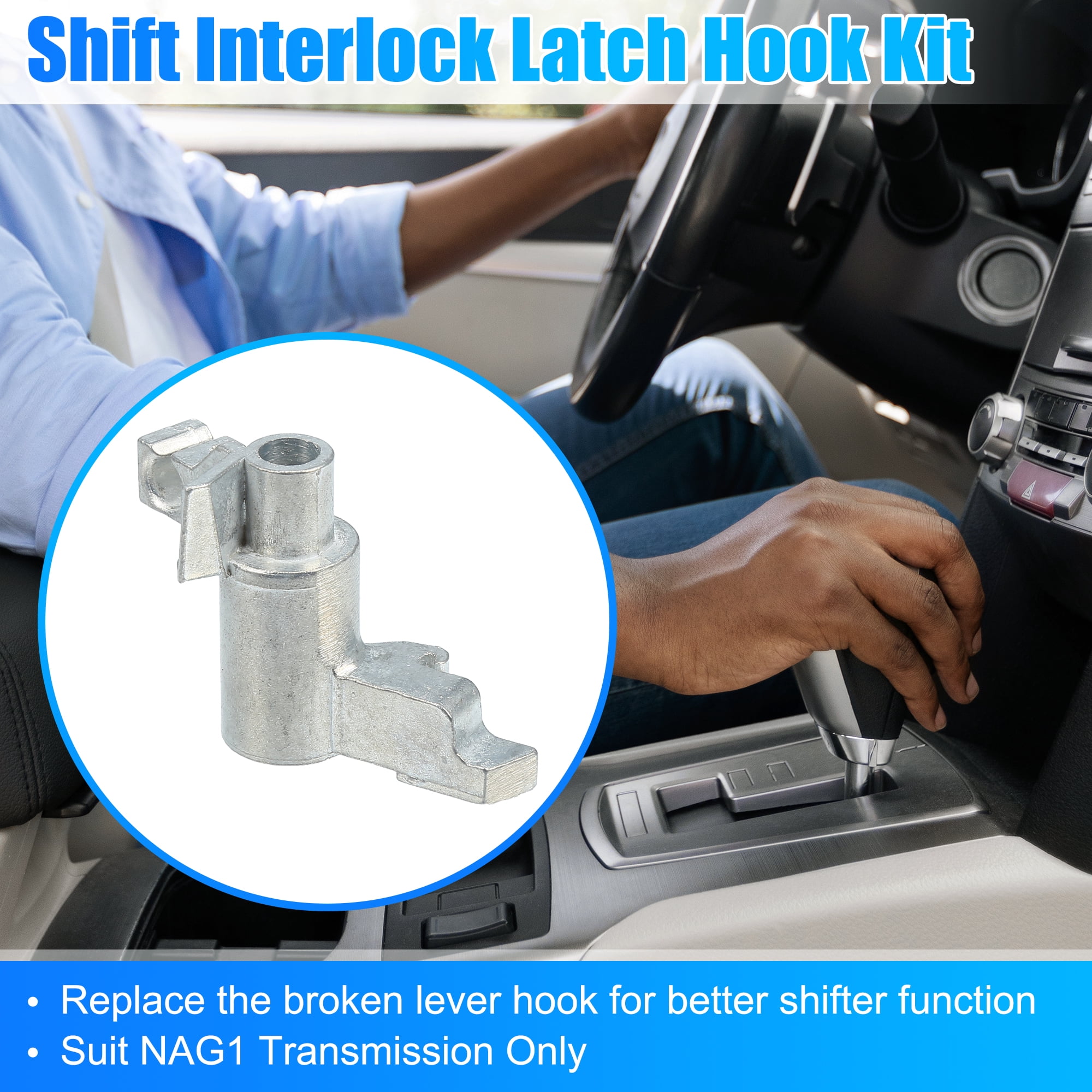 Unique Bargains Transmission Shifter Shift Interlock Latch Kit for Dodge Charger