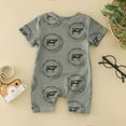 thumbnail image 3 of MZXELPRJD Bubble Romper Boy Western Boot Baby Clothes Boy Letter Print Jumpsuit Adventure Playwear Yoke Back Design 2t-4t Long Sleeve Onesie 6-9 Months Girl, 3 of 5
