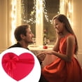 thumbnail image 5 of KAKOWELY 1pc Wedding Gift Packing Box Heart Shape Storage Box Gift Storage Container,9.06"X7.87"X3.54", 5 of 5