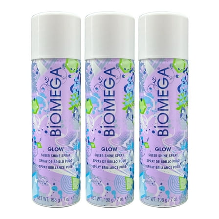 Aquage Biomega Glow Sheer Shine Spray 7 Oz (Pack of 3)